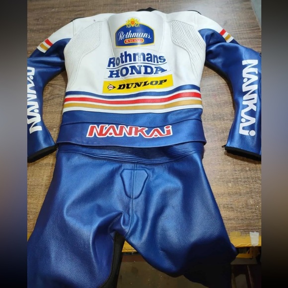 HONDA TAKAAKI NAKAGAMI MOTORBIKE RACE SUIT - Picture 2 of 2